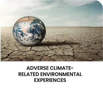 Adverse climate related experiences.
